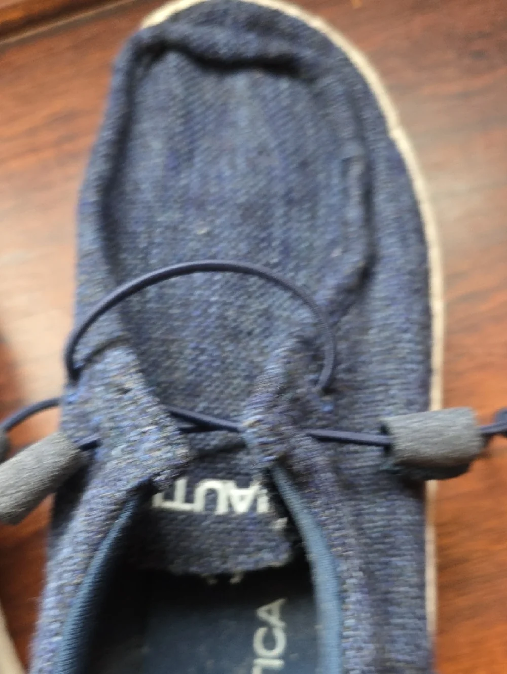 Nautica Men’s Navy Slip-On Canvas Loafers